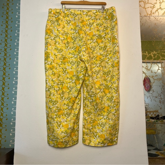 Sz. 18 J. Crew Linen Crop Pants - Picture 2 of 8